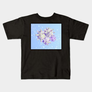 Bright lurid beautiful coronavirus cells Kids T-Shirt